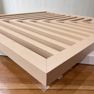 প্রোফাইল সাইজ 600x600x30mm এক্সট্রুডেড ব্যাফেল অ্যালুমিনিয়াম স্ক্রীন এবং ফ্রেম ব্যাফেল 30x30mm