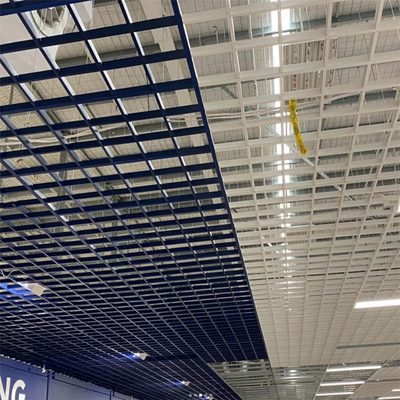600x1200mm অ্যালুমিনিয়াম টি গ্রিড টি 15 স্ট্রাকচার সহ খোলা সেল সিলিং