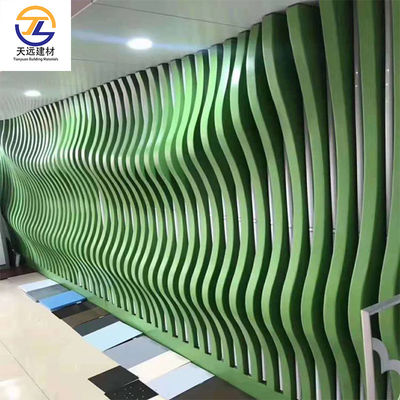 AA5005 AA3003 অ্যালুমিনিয়াম প্রোফাইল বিল্ডিং আলংকারিক বহির্মুখী অ্যালুমিনিয়াম আচ্ছাদন